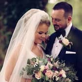 Shane and Sarah Lappin on their wedding day in August 2019. Shane died tragically in an accident on Saturday, reportedly while working on their new home. Photo: Lappin family