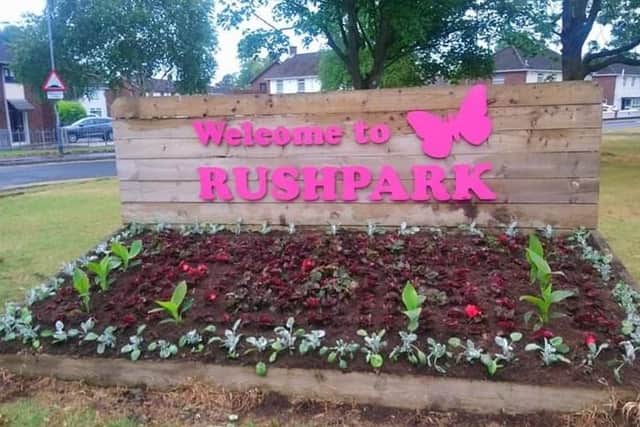 Flowers were planted in Rush Park by members of Listening Ear and Cloughfern Orange district LOL  24.