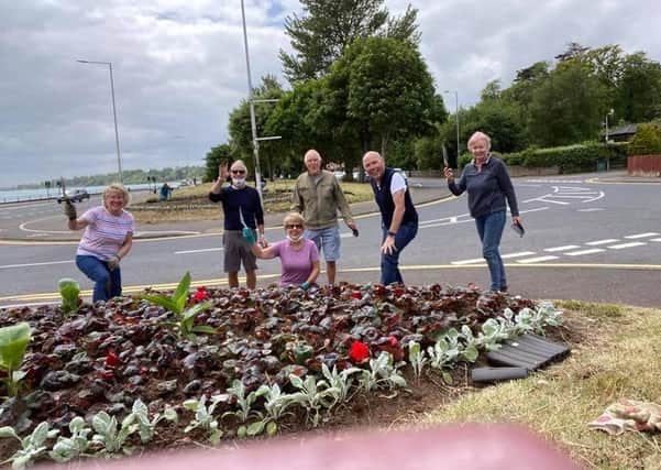 Volunteers planted 6,000 plants in Whiteabbey.