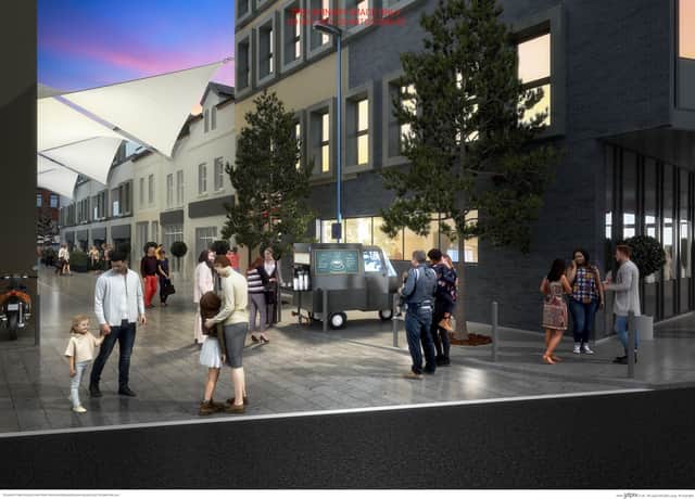 An artist's impression of the Inver River Hotel.