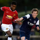 Marcus Rashford with Manchester Uniteds Premier side at STATSports SuperCupNI in 2014.