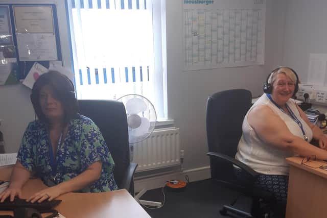 Volunteers at Listening Ear have been supporting residents.