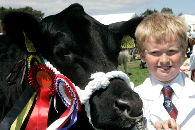 Pictured at a bygone Saintfield Show