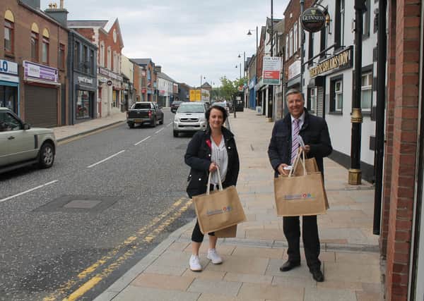Pam Cameron MLA and Paul Girvan MP are urging residents to support local businesses.