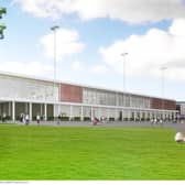 A perspective on the new South Lakes Leisure Centre