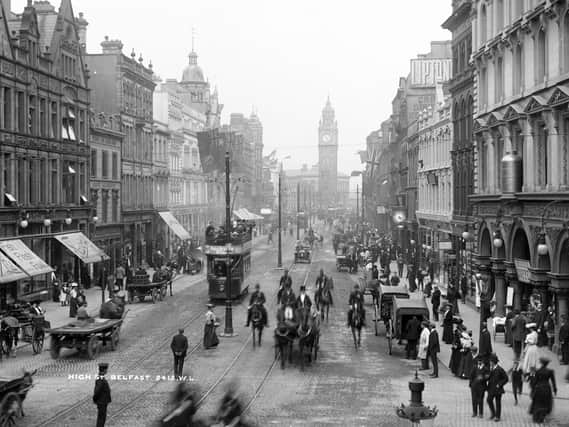 Old Belfast, circa 1906. Picture: National Library of Ireland on The Commons
