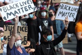 Protests in support of the Black Lives Matter campaign.  
PICTURE BY STEPHEN DAVISON