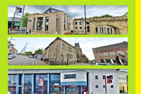 The three buildings to be lit up: The Bridewell, Ranfurly House, and Burnavon
