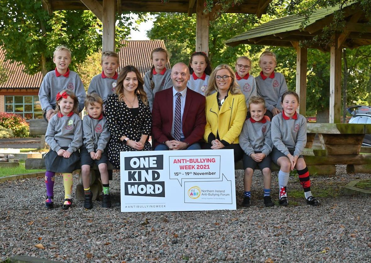 Moira Primary School students help to launch Anti-Bullying Week