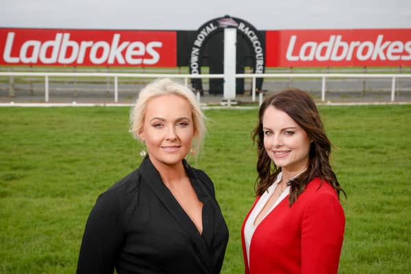 Down Royal has announced its intention to host its two-day Festival of Racing at pre-Covid capacity levels, a first for Irish racecourses.With Ladbrokes as the lead sponsor, the famous two-day Festival is the highlight of the racing calendar at Down Royal and marks the official start of the National Hunt season. Friday 29th October will see the richest hurdle race in Northern Ireland take place â€“ The WKD Hurdle â€“ while the Ladbrokes Grade 1 Champion Chase will run on Saturday 30th. A prize pot of â‚¬125,000 ensures that the Ladbrokes Champion Chase entices the cream of runners and riders.Pictured (l-r) is Emma Meehan, Chief Executive of Down Royal Racecourse and Nicola McGeady, Head of PR at Ladbrokes.