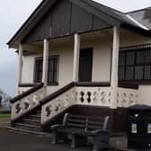 Toilet block at Larne Town Park