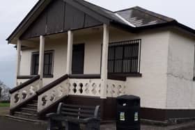 Toilet block at Larne Town Park