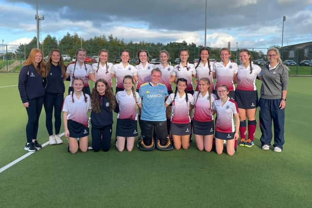Carrickfergus Grammar School's hockey team progressed to the next round of the Senior Schools’ Cup.
