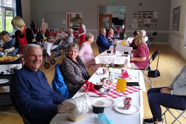 Some 32 people attended the October soup lunch at St Patrick’s Church of Ireland hall in Drumbeg near Lisburn, raising more than £200 for Christian Aid Ireland