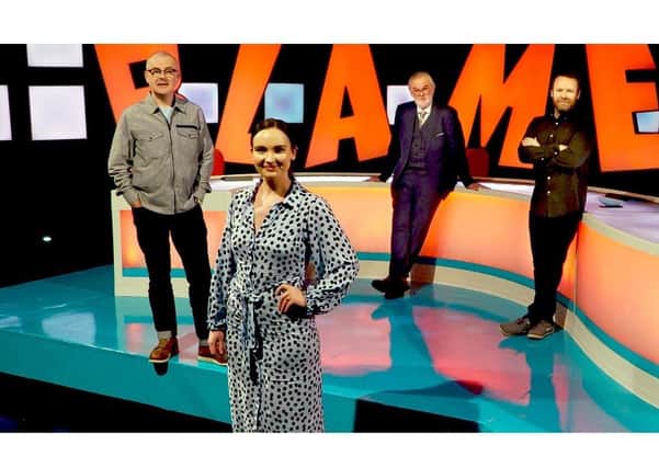 Blame Game returns to BBC One NI  with comedians Colin Murphy, Diona Doherty, Tim McGarry and Neil Delamere.