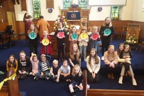 Junior Endeavourers celebrate Harvest at Magheramorne.
