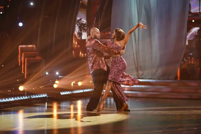 Ugo Monye and professional dancer Oti Mabuse left Strictly this week.