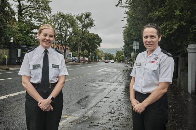 T/Ch. Supt. Sue Steen, Police Service of Northern Ireland, and Group Commander Suzanne Fleming, Northern Ireland Fire & Rescue Service