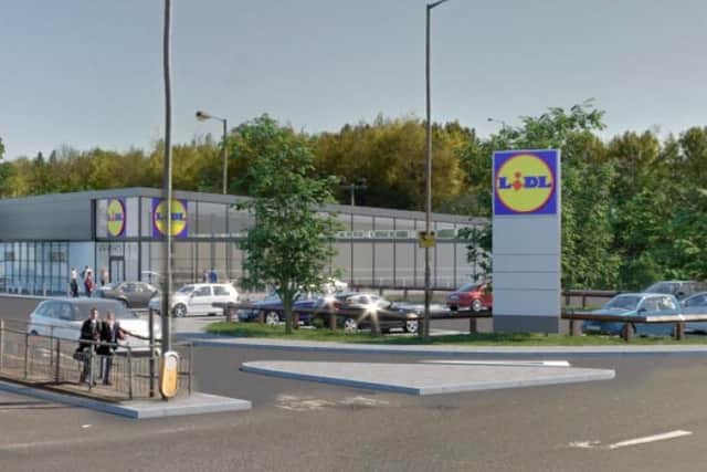 Proposed Lidl Northern Ireland store at Omagh.