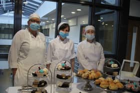 Tania Chadwick (Downpatrick), Joanne Barlow (Dromara) and Niamh Quinn (Dunmurry)
