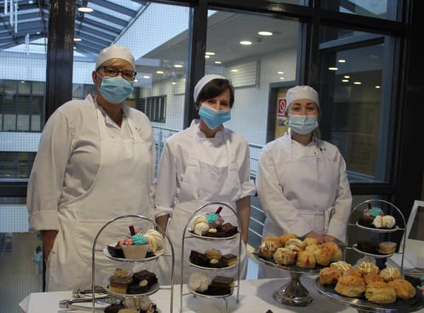 Tania Chadwick (Downpatrick), Joanne Barlow (Dromara) and Niamh Quinn (Dunmurry)