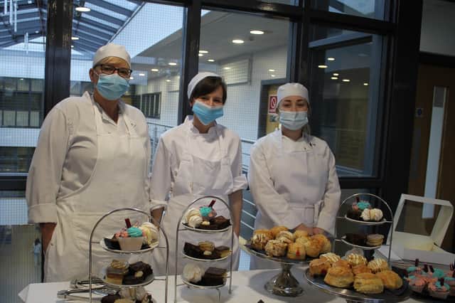 Tania Chadwick (Downpatrick), Joanne Barlow (Dromara) and Niamh Quinn (Dunmurry)