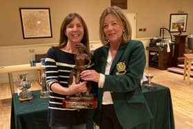 Rosie Armstrong winner of the club championship matchplay for lower handicaps pictured at the ladies final prize night 2021 at Lisburn Golf Club