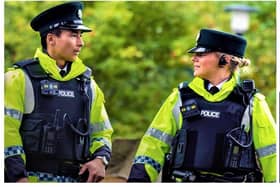General views of PSNI officers