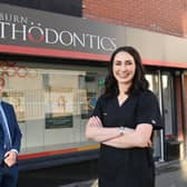 Paul Reid and orthodontist Emma McCrory