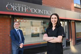 Paul Reid and orthodontist Emma McCrory