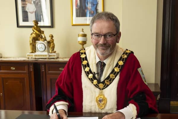 Mayor of Mid and East Antrim, Cllr William McCaughey