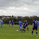 Niall White who set up two goals in Carryduff Colts seconds win over Civil Service
