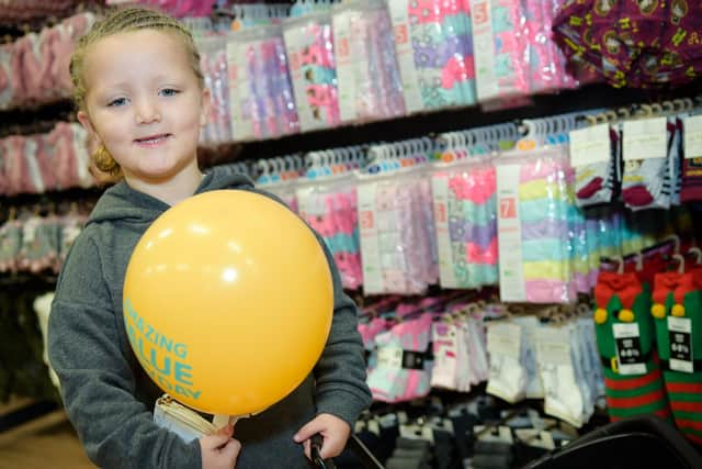 Lilie Hyslop attended the store opening.