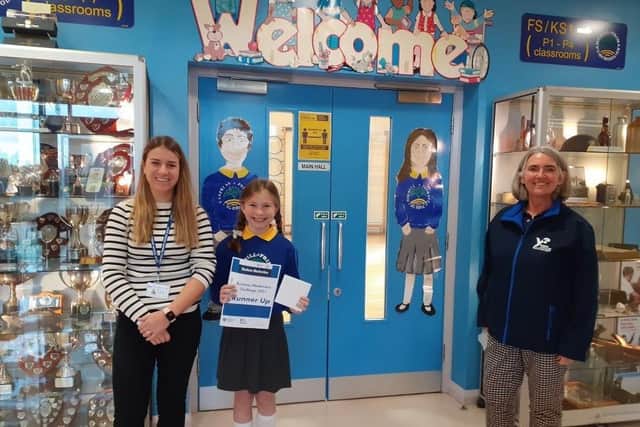 Grace Hamill, Camphill PS was one of the runners up