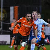 Jim Ervin and the Carrick Rangers defence restricted Coleraine to very few chances on Saturday