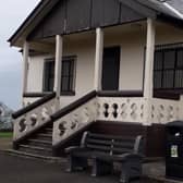 Toilet block at Larne Town Park