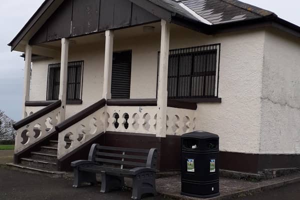 Toilet block at Larne Town Park
