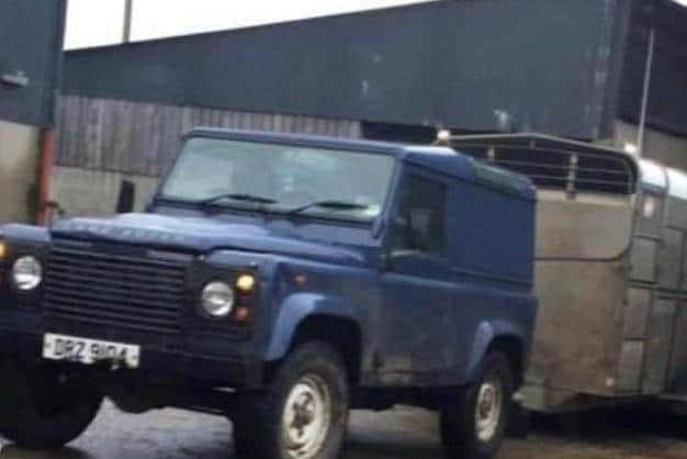 The vehicle was stolen from a farm in the Ballyclare area.