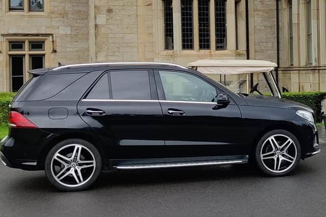 This black Mercedes was stolen from a house in Richhill, Co Armagh overnight.