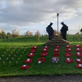 The Rathcoole Row on Row memorial opened for 2021 on November 7.