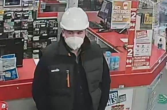 PSNI release CCTV images of men they want to speak to after thefts at hardware stores in Lurgan, Portadown and Lisburn.