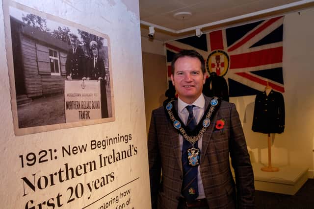 Lord Mayor Glenn Barr opens  the new Exhibition at Armagh County Museum



. Picture by LiamMcArdle.com