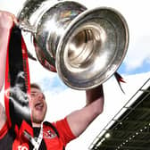 David Cushley joined Carrick Rangers in the summer following five years with Crusaders that included Irish Cup success in 2019. Pic by Pacemaker.