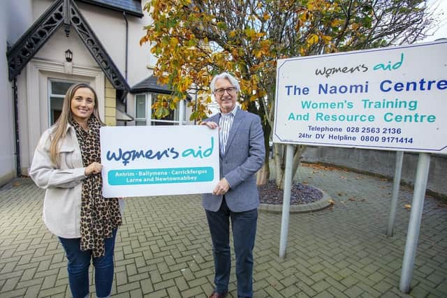 The Gallaher Trust has committed funding towards Women’s Aid ABCLN’s Reconnect Project. Mark Nodder OBE, a member of The Gallaher Trust’s Board of Trustees is pictured alongside Women’s Aid ABCLN’s Reconnect Project Worker, Bronagh O’Boyle.