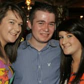Sara Gardiner David McNaugher and Racheal Davis pictured at the Finvoy YFC disco at Ballymoney Rugby Club. Piccture Steven McAuley/Kevin McAuley Photography Multimedia