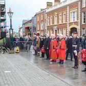 Representatives of the Armed Forces, Local Government Officials and The Mayor at the Cenotaph. Pictures: Norman Briggs RnBphotographyni