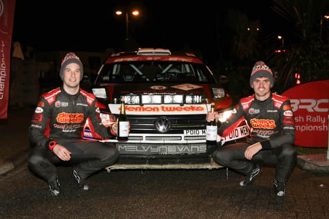 Noel O'Sullivan and Osian Pryce who will be competing in this weekend's Ulster Rally