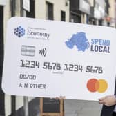 Economy Minister Gordon Lyons pictured in Antrim. Registration for the High Street Scheme Spend Local card will be open from 27 September until 25 October.