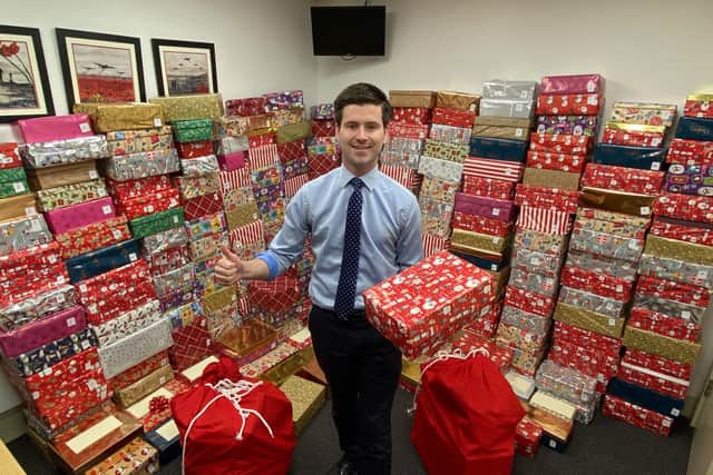 Upper Bann MLA Jonathan Buckley launches his third Christmas Appeal.