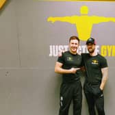 Martin Connon (right) with Andrew Falconer of Just Active Gym